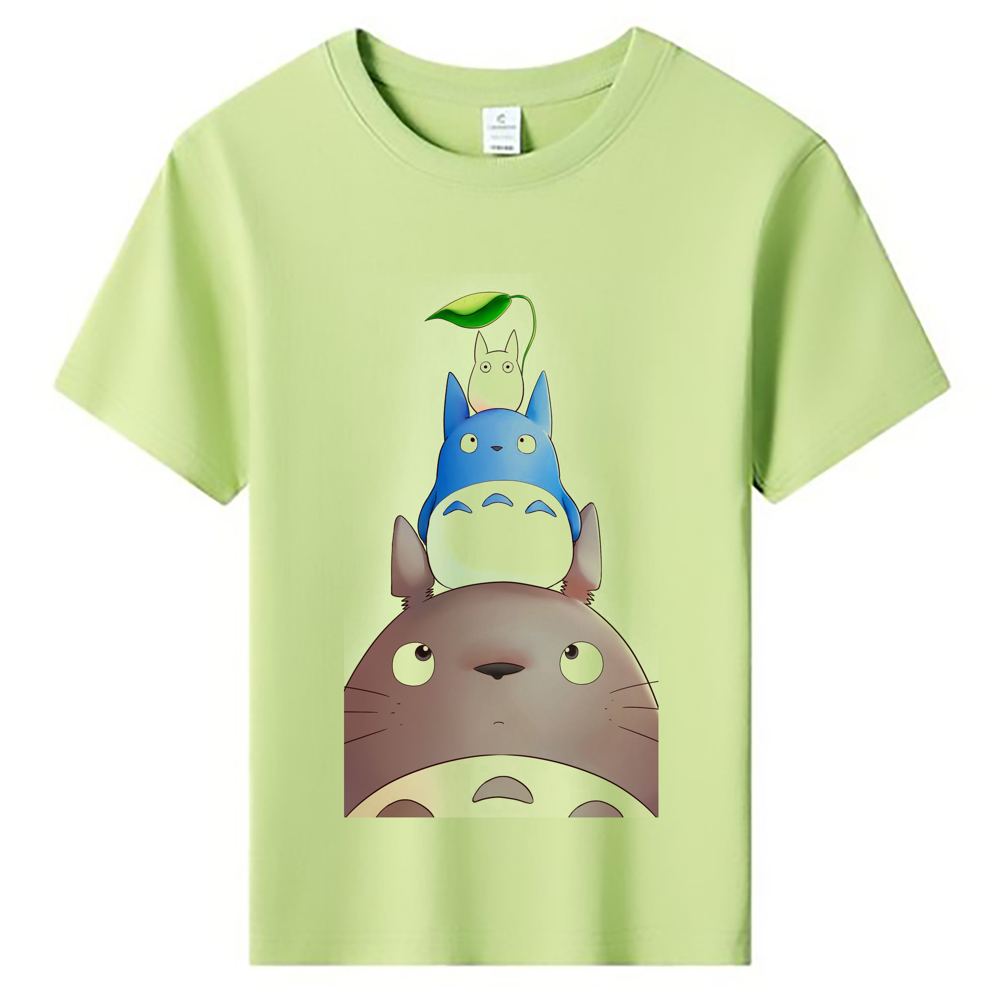 （画像用） となりのトトロ 草壁メイ 草壁サツキ My Neighbor Totoro Satsuki Kusakabe Mei Kusakabe 綿100％キッズTシャツ（フロントプリント）
